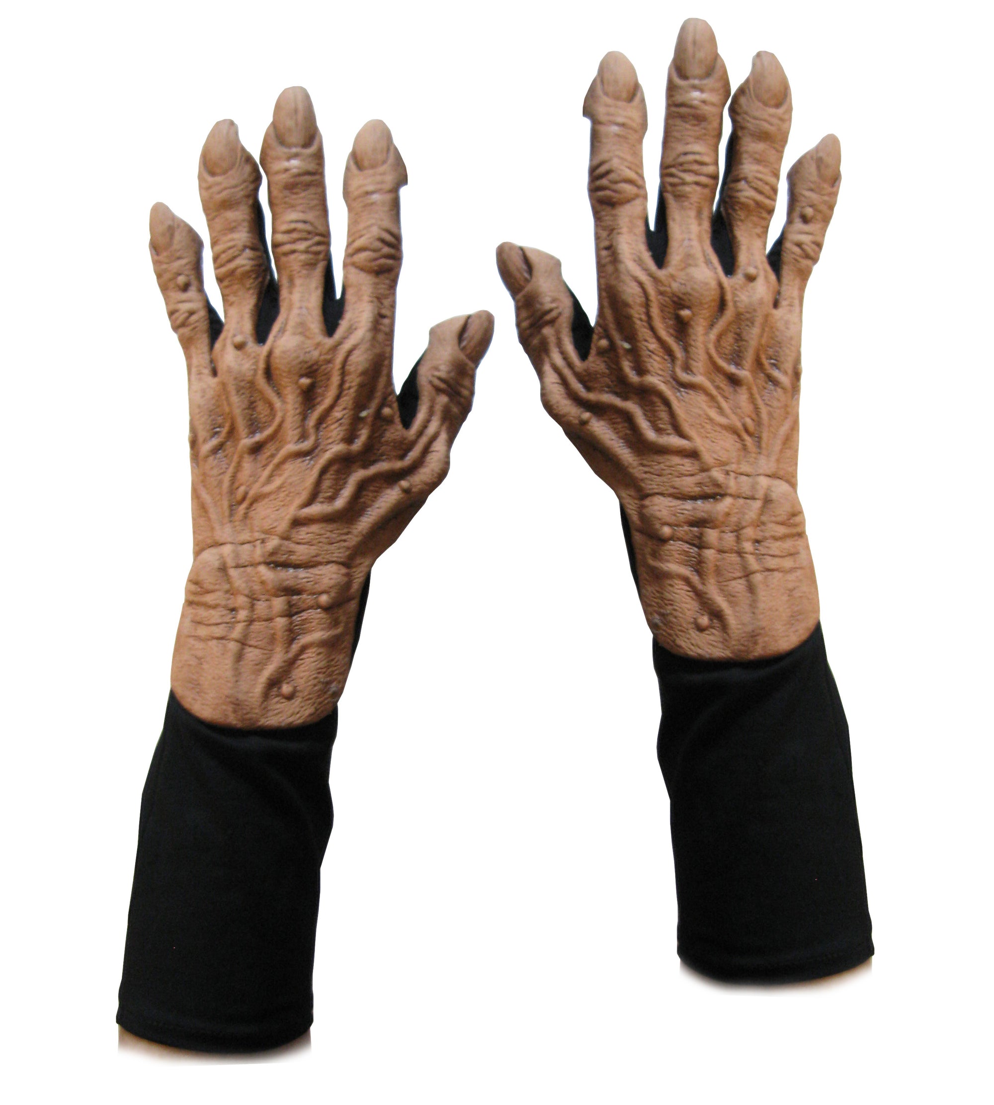 Old Man Women Hands Scary Funny Adult Halloween Cosplay Gloves